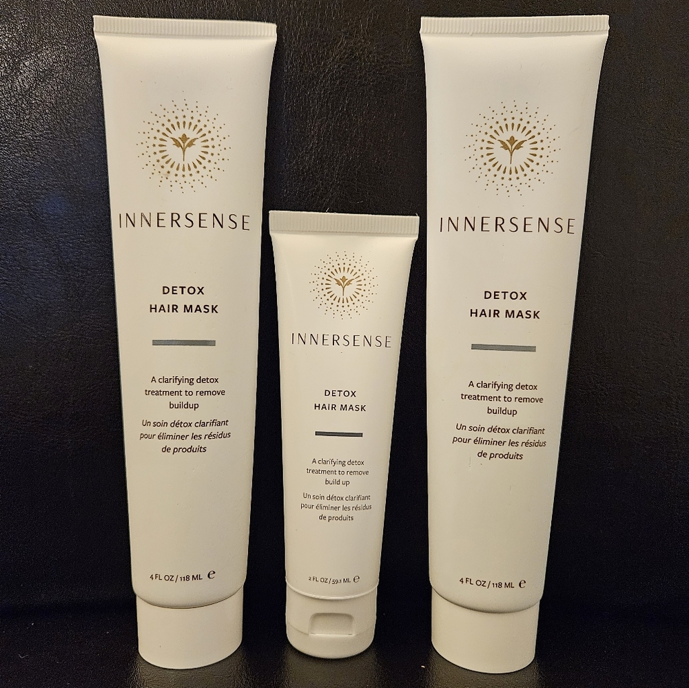 Innersense Detox Hair Mask set of 3, brand new